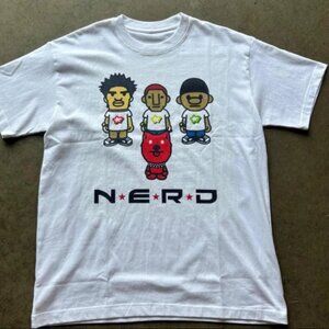 n.e.r.d Unisex Tee White Color All Size Unisex Gift For Fan 159